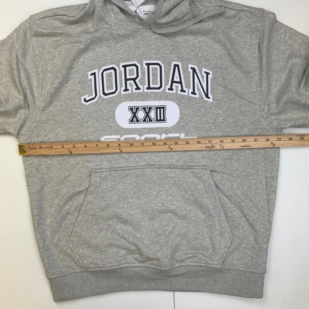Jordan Sport Crossover Hoodie Sweatshirt Mens Medium Gray FV8626-050